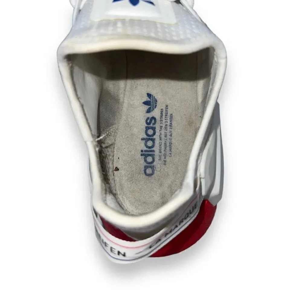 Adidas NMD_R1 V2 'White‎ Lush Red Blue' FX4148 Men's 11